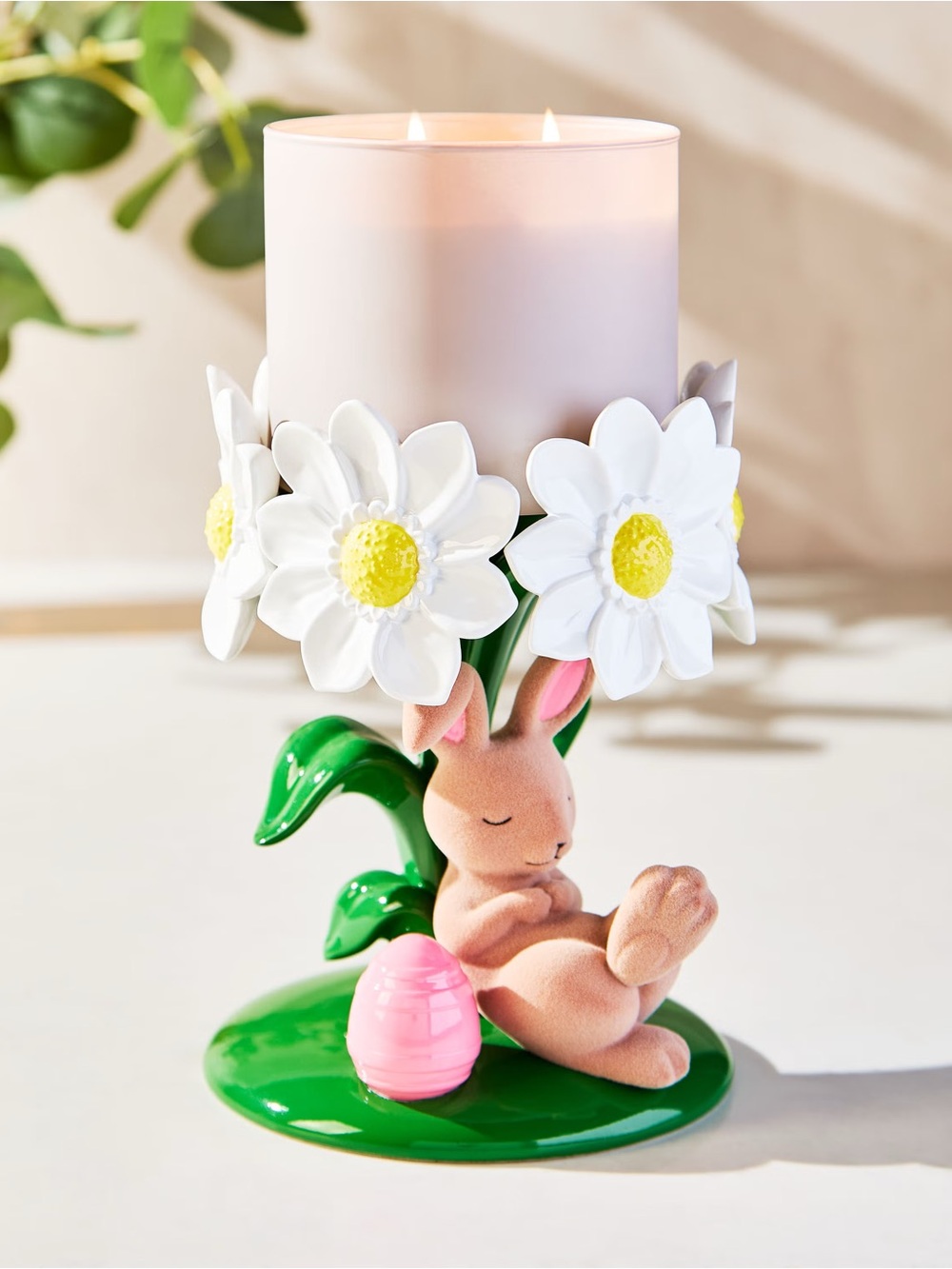 Bath & Body Works Bunny Bouquet
Pedestal 3-Wick Candle Holder, NWT